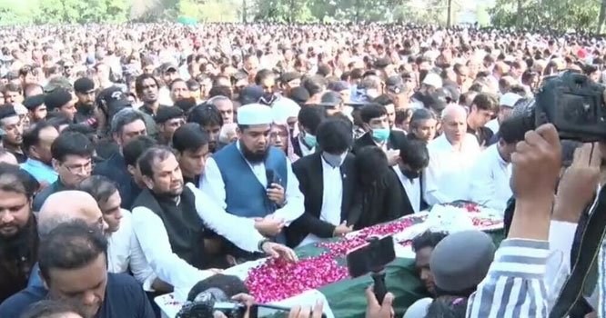 Slain journalist Arshad Sharif laid to rest in Islamabad