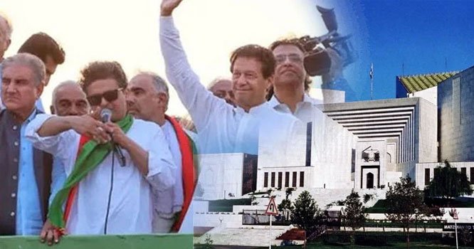 SC rejects govt’s request to immediately stop PTI’s long march, advises talks with Imran Khan SC rejects govt's request to immediately stop PTI's long march, advises talks with Imran Khan