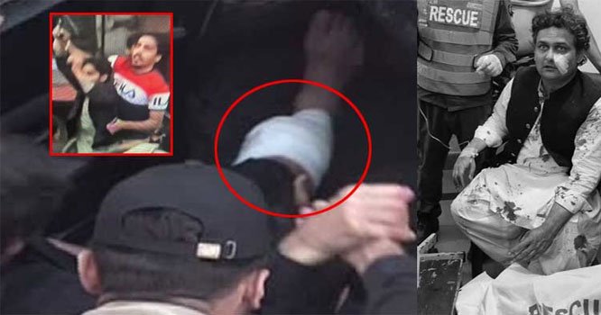 Imran Khan, several wounded in firing at PTI's long march container