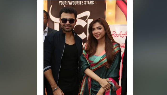 Sonya Hussyn joins Farhan Saeed for 'Tich Button' promotions