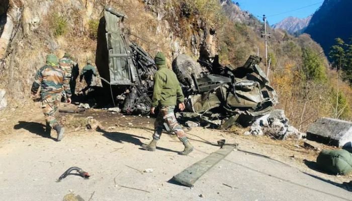 16 Indian soldiers killed in road accident
