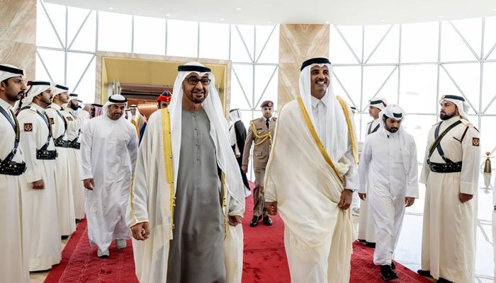 UAE president visits Qatar in sign of warming ties