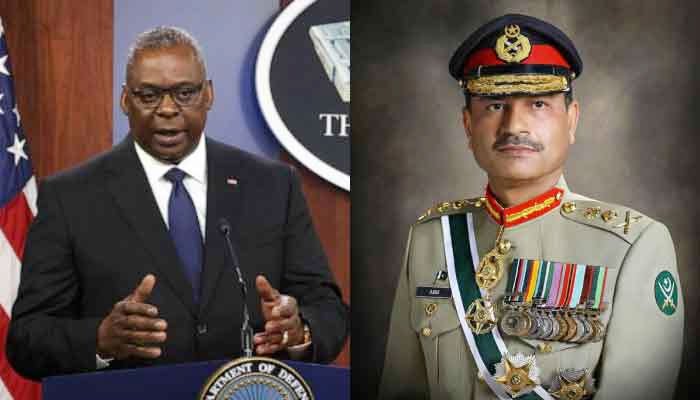 Defence Secretary Austin discusses ‘recent regional developments’ with COAS Asim Munir Defence Secretary Austin discusses ‘recent regional developments’ with COAS Asim Munir
