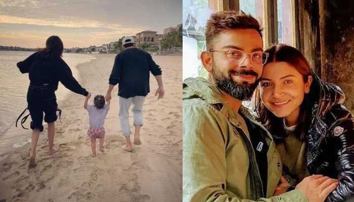 Virat Kohli posts sweet snap with wife Anushka Sharma and baby Vamika Virat Kohli posts sweet snap with wife Anushka Sharma and baby Vamika