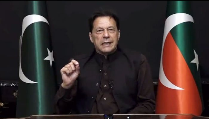 Imran reiterates efforts to debar him from politics are under way Imran reiterates efforts to debar him from politics are under way