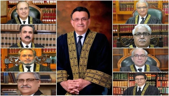 Election suo motu: Nine-member SC bench dissolved after recusal of four judges