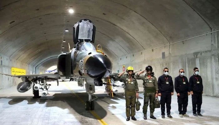 Iran reveals an 'underground air force base'