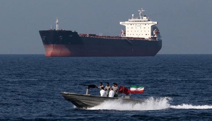 Iran seizes US-bound oil tanker in Gulf after collision with boat Iran seizes US-bound oil tanker in Gulf after collision with boat
