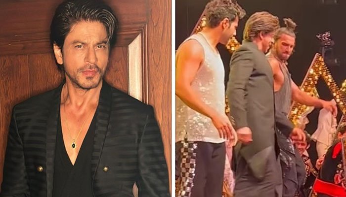 SRK, Varun & Ranveer share the stage on NMACC SRK, Varun & Ranveer share the stage on NMACC