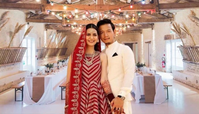 Who is Madiha Imam's husband Moji Basar?