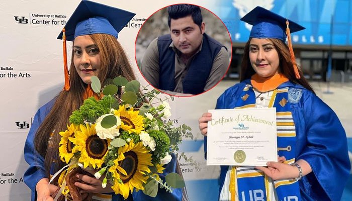 Mashal Khan's sister graduates with honours, dedicates degree to late brother