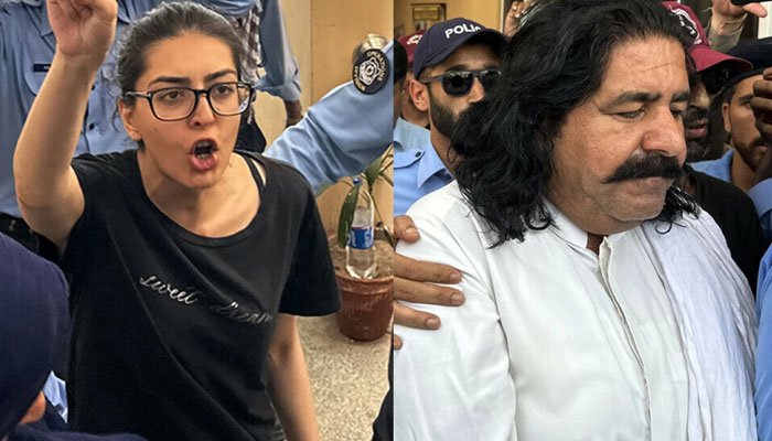 Imaan Mazari & Ali Wazir sent to Adiala jail on 14-day judicial remand