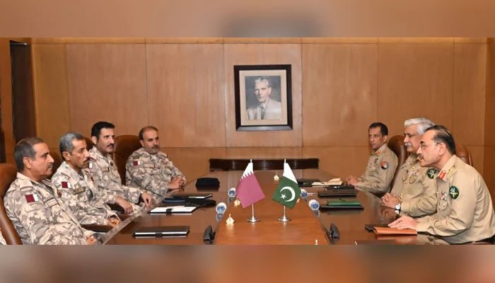 Pakistan looks forward to enhancing defence cooperation with Qatar: COAS