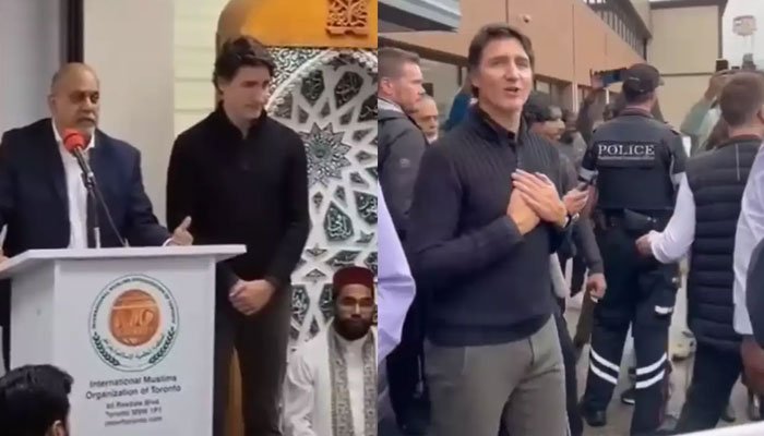 WATCH: Justin Trudeau booed out of mosque for stance on Israel-Gaza war