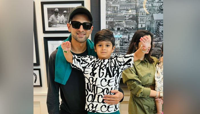 Shoaib Malik's photos of son's birthday leave netizens curious