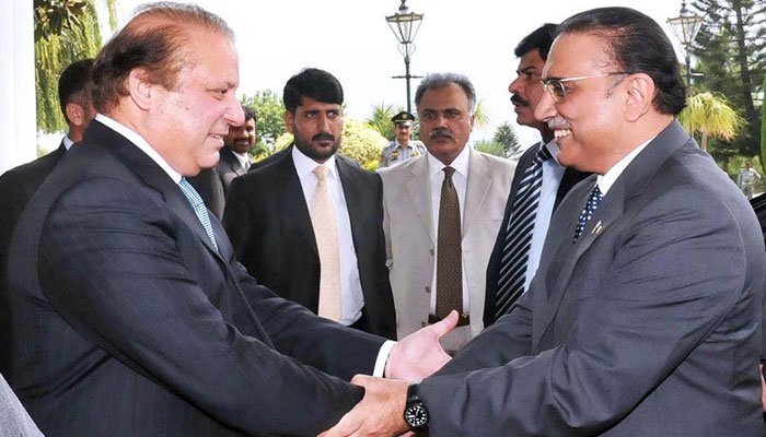 Zardari & Nawaz ‘agree to work together to save state’ Zardari & Nawaz ‘agree to work together to save state’