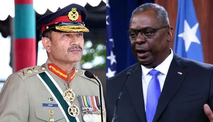 COAS discusses security & military cooperation with US defence secretary