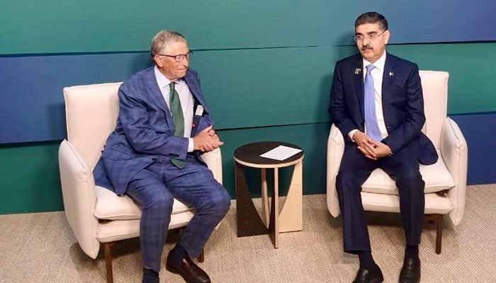 Kakar interacts with Bill Gates, discuss progress on Pakistan’s polio eradication efforts Kakar interacts with Bill Gates, discuss progress on Pakistan’s polio eradication efforts