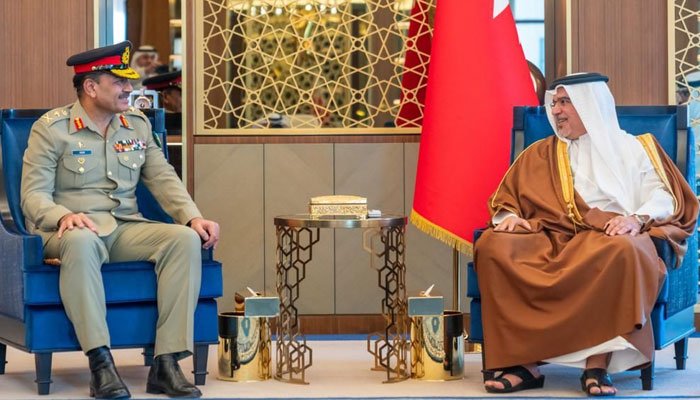 Gen Asim Munir enhances bilateral ties on official visit to Bahrain.