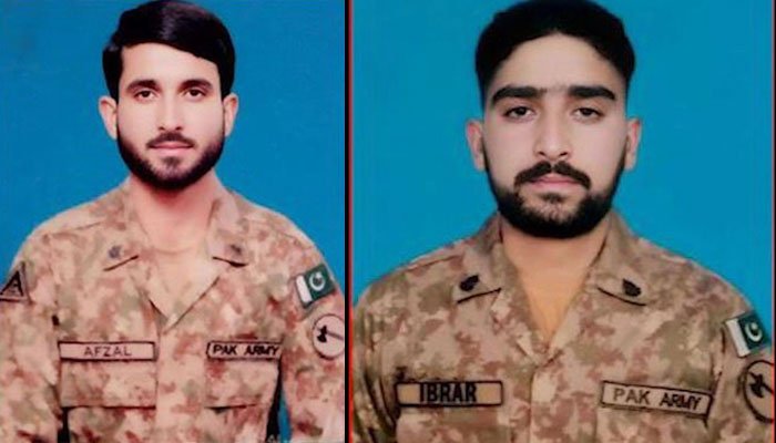 Two soldiers martyred in Lakki Marwat: Two terrorists killed in exchange of fire
