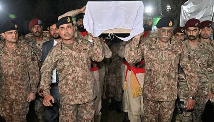 Brave Pakistani Soldiers Honored in Funeral Ceremony
