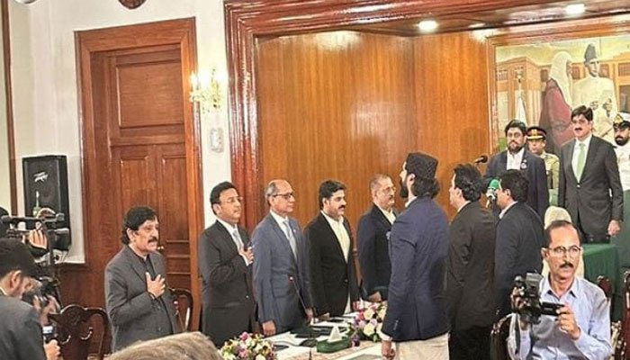 12-member Sindh Cabinet Sworn In