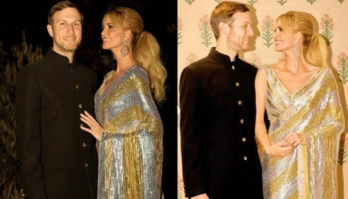 Ivanka Trump Dazzles in Sari at Anant Ambani’s Pre-Wedding Celebrations Ivanka Trump Dazzles in Sari at Anant Ambani's Pre-Wedding Celebrations