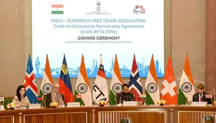 India & Four European Countries Sign Trade Agreement