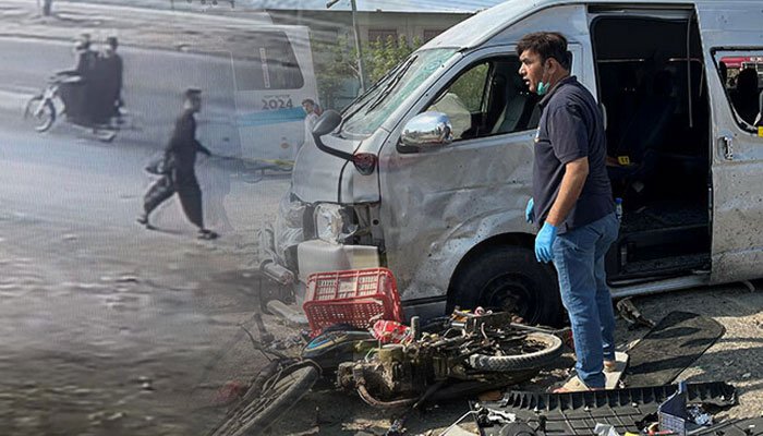 CCTV footage of Karachi suicide attack on foreign nationals surface [VIDEO]