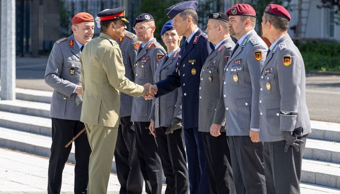 COAS Gen Asim Munir meets civil-military leadership during Germany visit