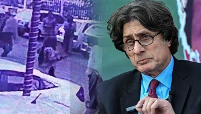 CCTV footage of attack on Raoof Hasan goes viral on social media CCTV footage of attack on Raoof Hasan goes viral on social media