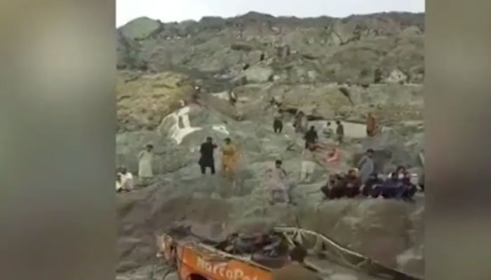 At least 20 killed, 21 injured as bus falls into ravine in Diamer Atleast 20 killed, 21 injured as bus falls into ravine in Diamer