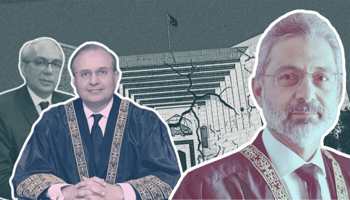 Justice Munib Akhtar labels Article 63-A review hearing order as unlawful