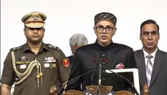 Omar Abdullah takes oath as CM Jammu and Kashmir