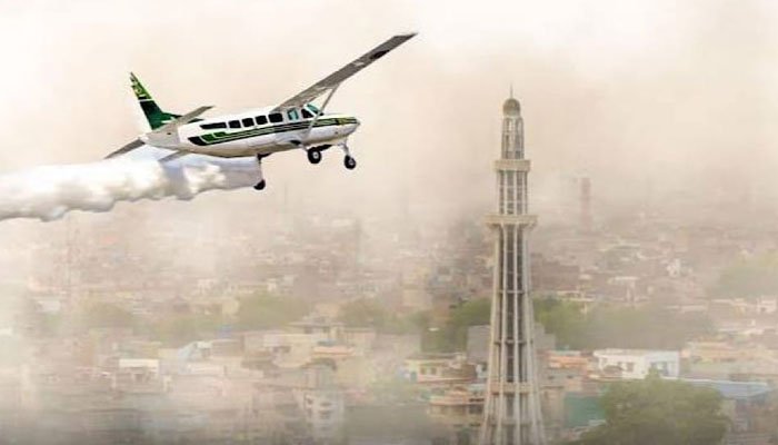 Artificial rain planned for two days to combat record smog in Lahore