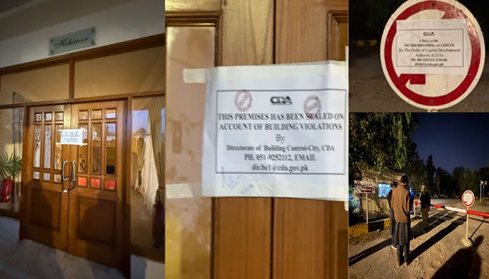 CDA seals Marriott Hotel in Islamabad for legal violations