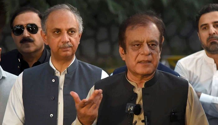 Follwoing Omar Ayub, PTI’s Shibli Faraz also steps down from JCP Follwoing Omar Ayub, PTI’s Shibli Faraz also steps down from JCP