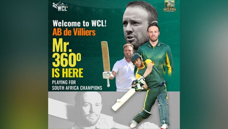 AB de Villiers Returns to Lead South Africa in World Championship of Legends