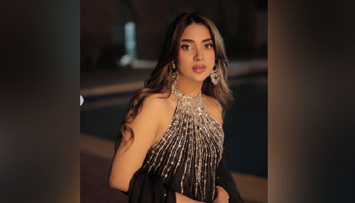 Saboor Aly's bold black look redefines wedding fashion