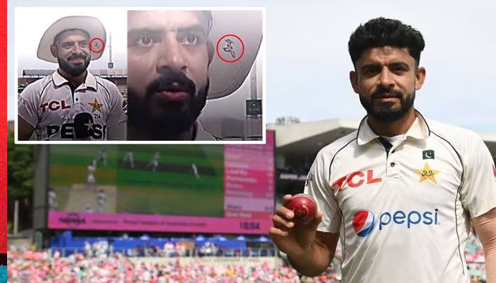 Aamer Jamal Fined Rs14 Lakh for Writing ‘804’ on His Cap Aamer Jamal Fined Rs14 Lakh for Writing ‘804’ on His Cap