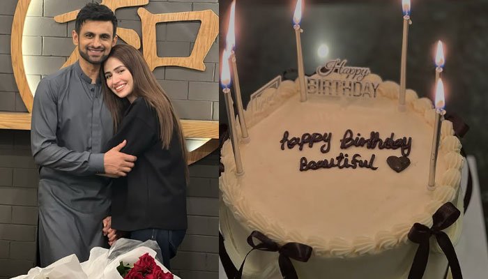 Shoaib Malik’s Heartfelt Birthday Surprise for Sana Javed Stuns Fans