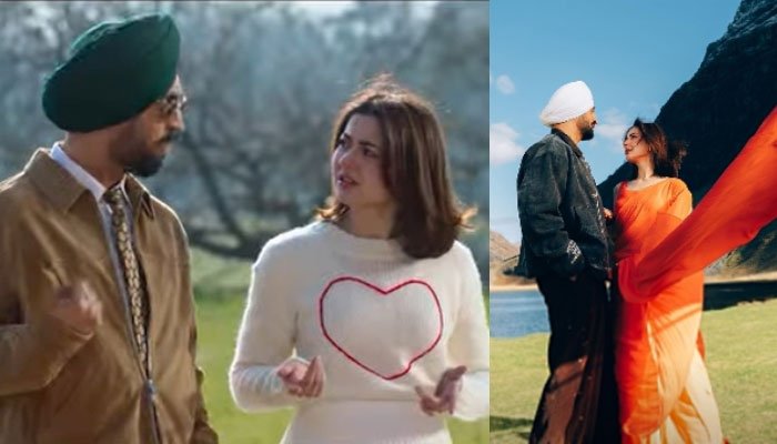 Diljit Dosanjh Unveils Trailer for ‘Sardaar Ji 3’ Featuring Hania Aamir