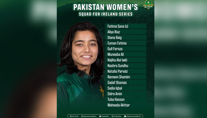 Pakistan Announce 15-Member Squad for Ireland T20I Series Pakistan Announce 15-Member Squad for Ireland T20I Series