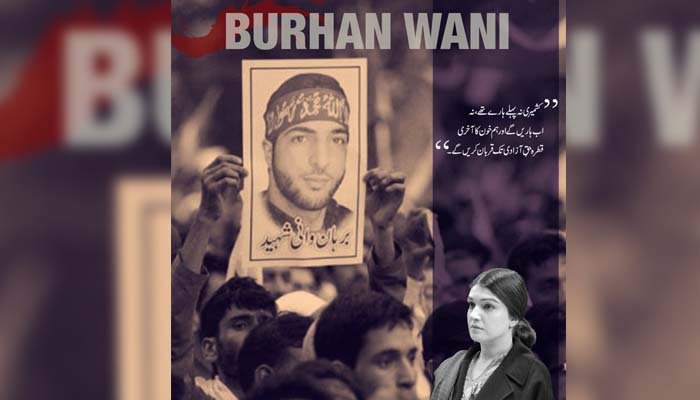 Mushaal Honors Burhan Wani, Calls for Global Action on Kashmir