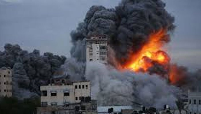 Israeli Airstrikes Hit Gaza Aid Centers, School, and Cafe, Killing 95 Palestinians