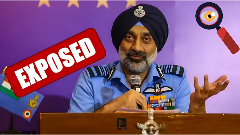 IAF Chief Claim of Downing Six Pakistani Jets