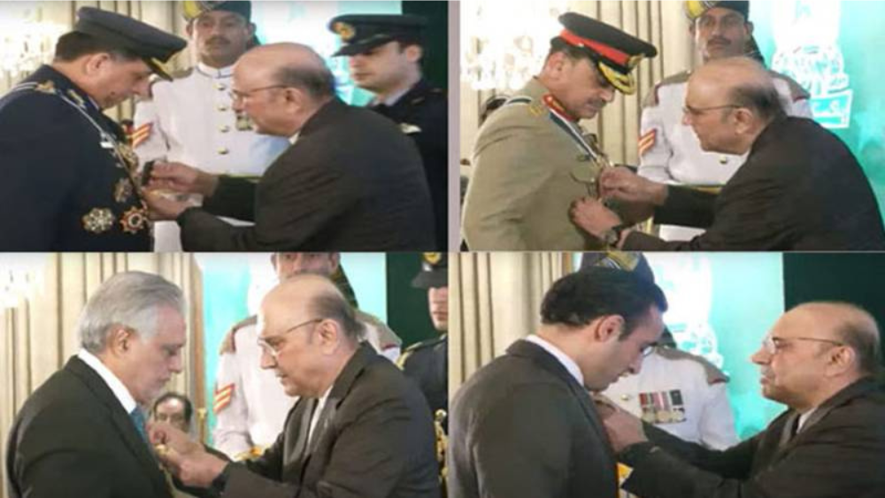 President Awards Interior Minister Mohsin Naqvi Nishan-e-Imtiaz
