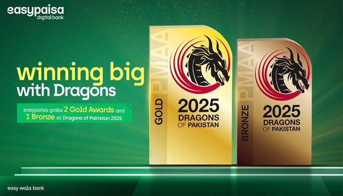 easypaisa Wins Big at Dragons of Pakistan 2025, Secures Multiple Accolades