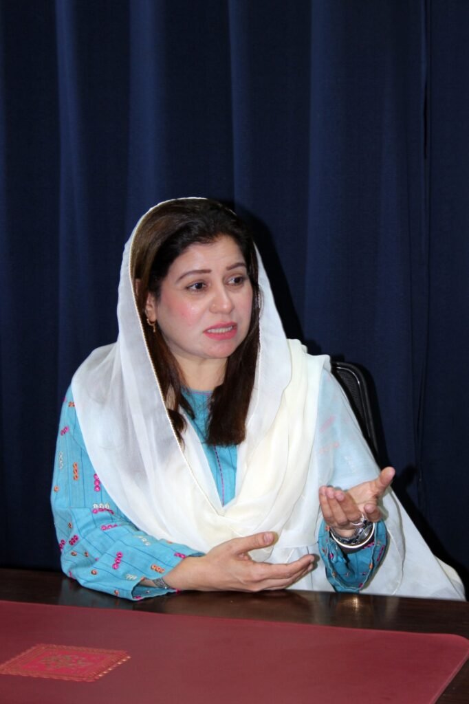 Interviewing Shagufta Malik, MPA from Khyber Pakhtunkhwa