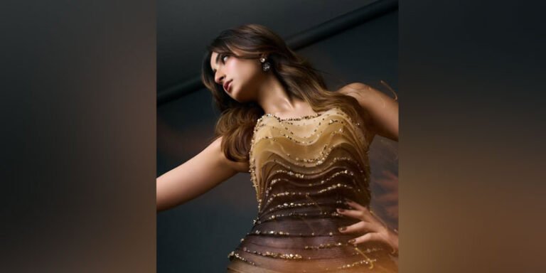 Palak Tiwari Stuns in Strapless Golden Gown; Viral Photos Trending